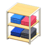 small clothing rack