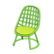 Tubular chair's Green variant