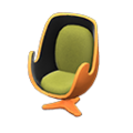 Artsy Chair (Orange - Moss Green) NH Icon.png