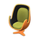 Artsy Chair (Orange - Moss Green) NH Icon.png