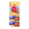 corner clothing rack