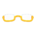Bottom-rimmed glasses's Yellow variant