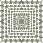Texture of illusion floor