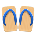 Kimono Sandals (Dark Blue) NH Icon.png