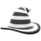 Mage's Striped Hat (White) NH Icon.png