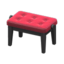 Piano Bench (Red)