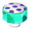Polka-Dot Stool (Emerald - Grape Violet) NL Model.png