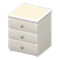 Simple Small Dresser (White - White) NH Icon.png