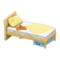 Sloppy Bed (Light Wood - Yellow) NH Icon.png