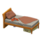 Sloppy Bed (Natural Wood - Brown) NH Icon.png