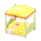 Cute Bed (Yellow) NH Icon.png