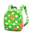 Polka-Dot Backpack (Lime) NH Storage Icon.png