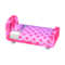 Polka-Dot Bed (Ruby - Peach Pink) NL Model.png