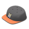 Throwback Hat Table (Black & Orange) NH Icon.png