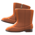 Velour Boots (Brown) NH Icon.png