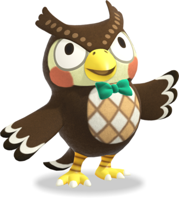 animal crossing owl plush
