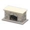 Fireplace (White) NH Icon.png