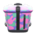 Foldover-top backpack's Pink variant