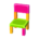 Kiddie chair's Fruit colored variant