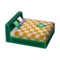 Modern Bed (Green Tone - Yellow Plaid) NL Model.png