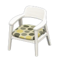 Nordic Chair (White - Dots) NH Icon.png