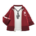 Open track jacket's Berry red variant