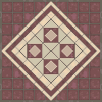 Texture of plaza tile