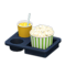 Popcorn Snack Set (Salted & Orange Juice - Green Stripes) NH Icon.png