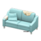 Sloppy Sofa (Light Blue - Beige) NH Icon.png