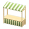 Stall (Natural - Green Stripes) NH Icon.png