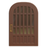 Walnut Latticework Door (Round) NH Icon.png