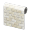 white-brick wall