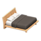Artful Bed (Light Wood - Black) NH Icon.png