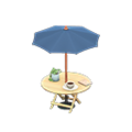 Bistro Table (Light Wood - Navy Blue) NH Icon.png