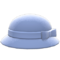 Bowler Hat with Ribbon (Blue) NH Icon.png