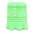 Buttoned Lace Skirt (Green) NH Storage Icon.png