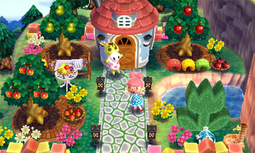 Example of Clyde's Happy Home Designer house
