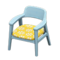 Nordic Chair (Blue - Little Flowers) NH Icon.png