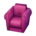 Simple armchair's Purple variant