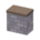 Tall brick island counter's Gray variant
