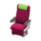 Vehicle Cabin Seat (Berry Red - Green) NH Icon.png